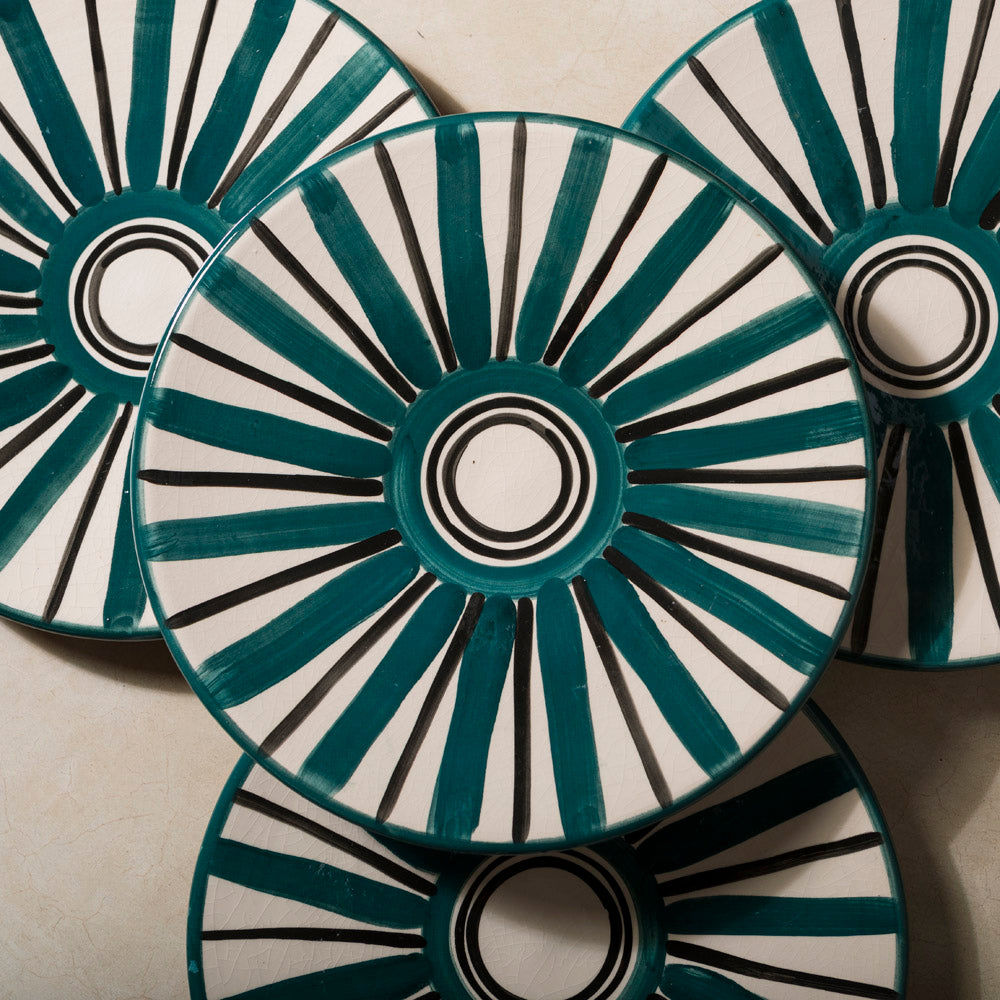 Blue Safi Dinner Plate