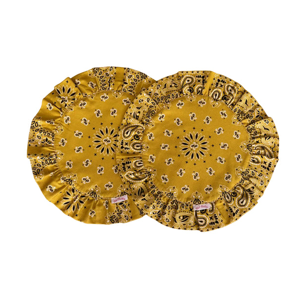 Darcy Placemat Mustard Paisley - Set of 2