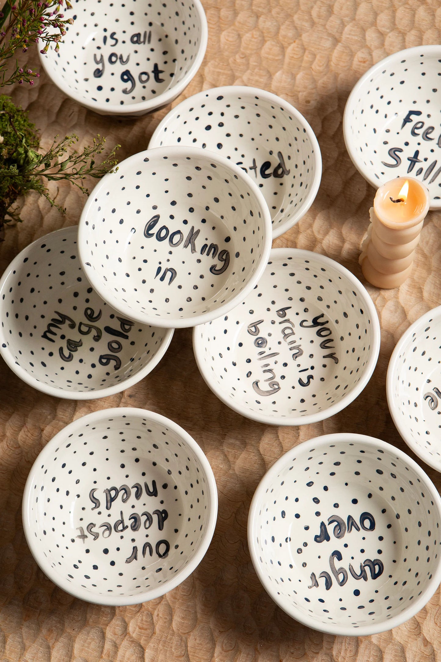 "Is All You've Got" Hand Painted Bowl 10/12