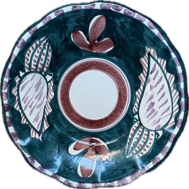 Amalfi Plate 16 cm Green Cuttlefish