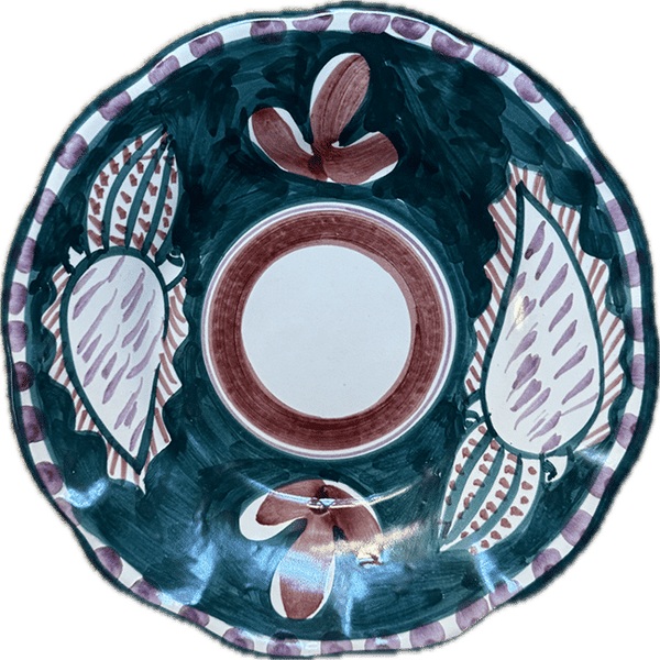 Amalfi Plate 16 cm Green Cuttlefish