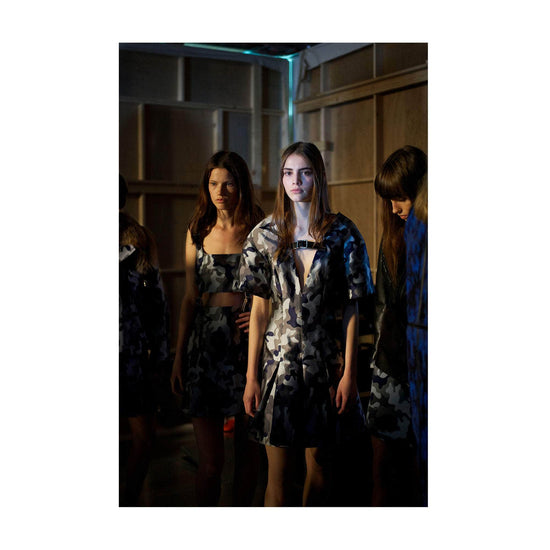 Backstage at Christopher Kane Photograph