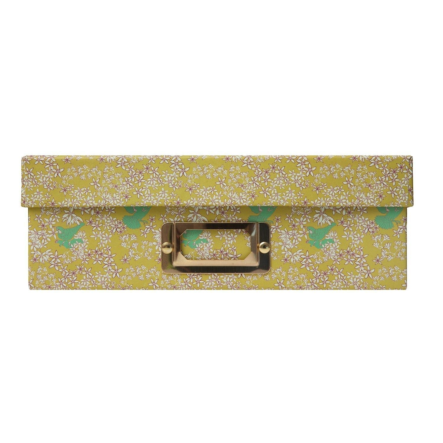 Corali Lemon Deeps Lidded Portfolio Box