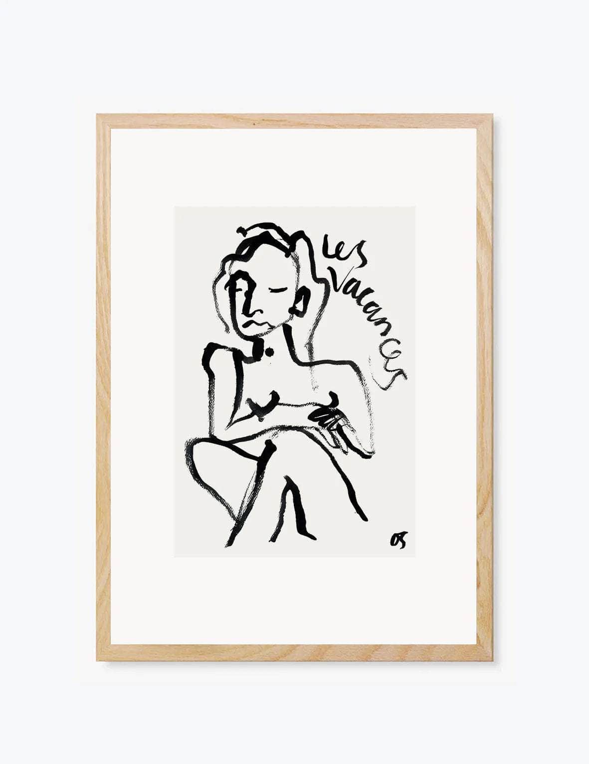 Les Vacances | Wall Art Print