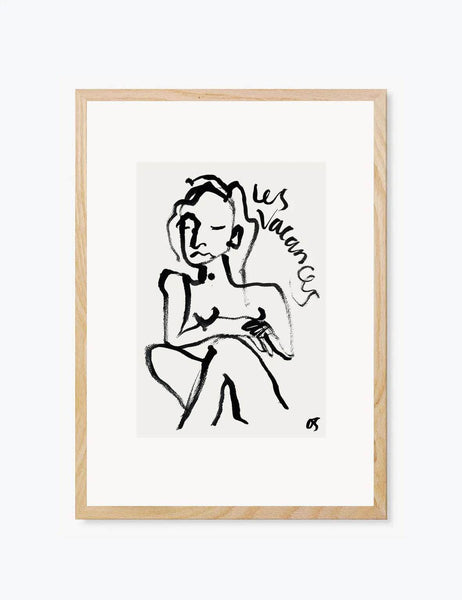 Les Vacances | Wall Art Print
