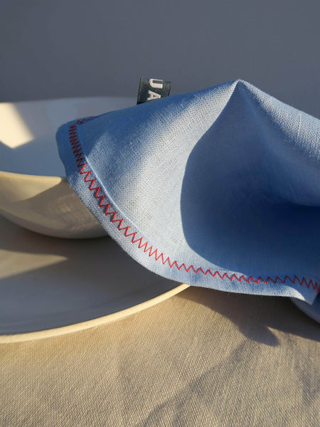 Irish Linen Napkin - Blue
