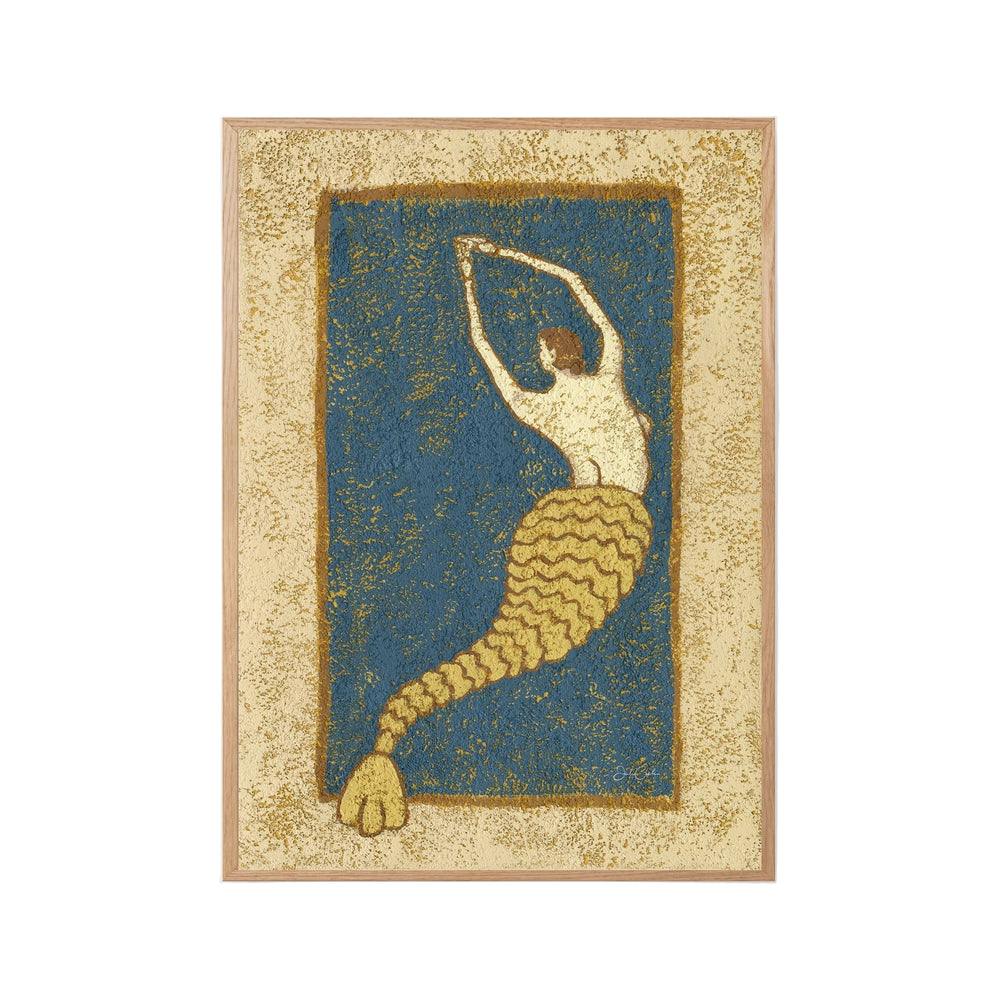 Dancing in the Deep - Mermaid Wall Art Print