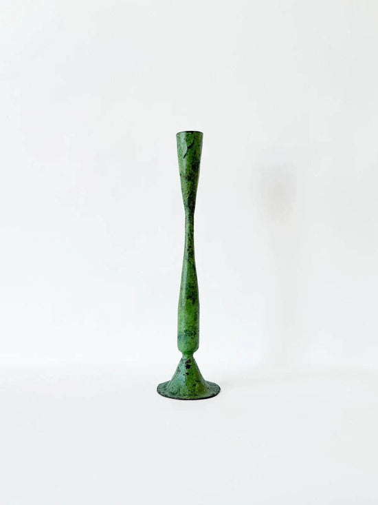 Verdigris Candle Holder - Shelley