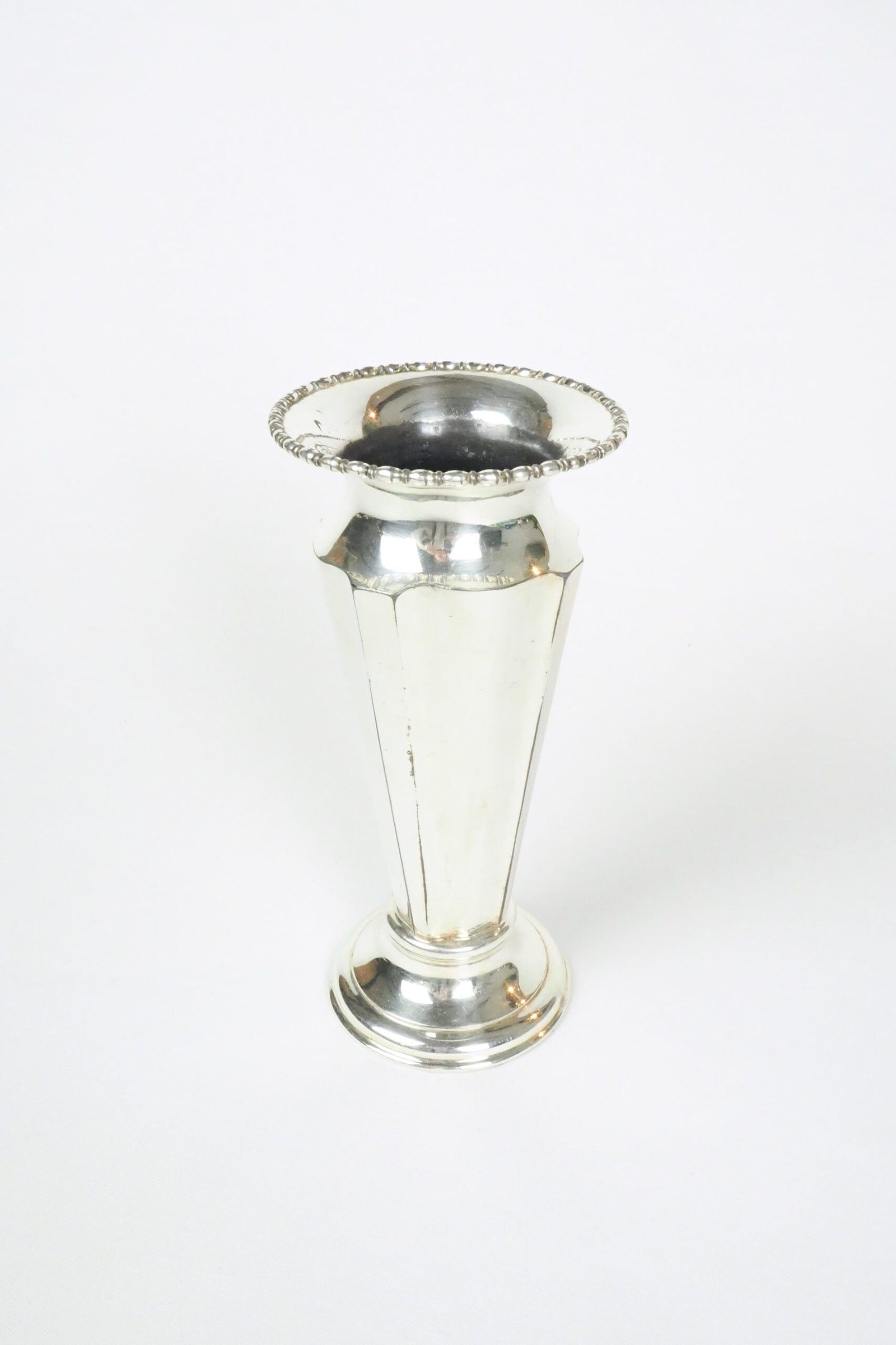 Antique Silver Plate Vase