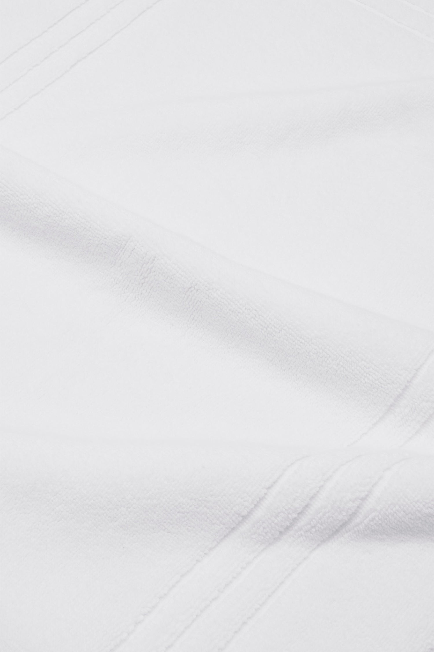 Organic Cotton Bath Mat - Classic White