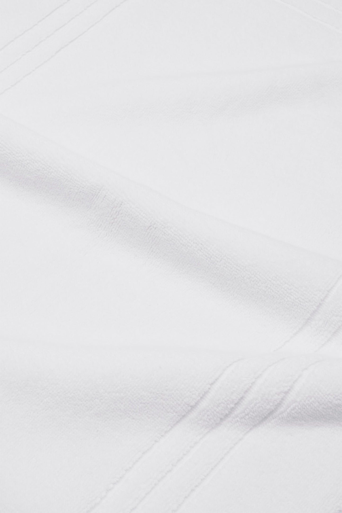 Organic Cotton Bath Mat - Classic White