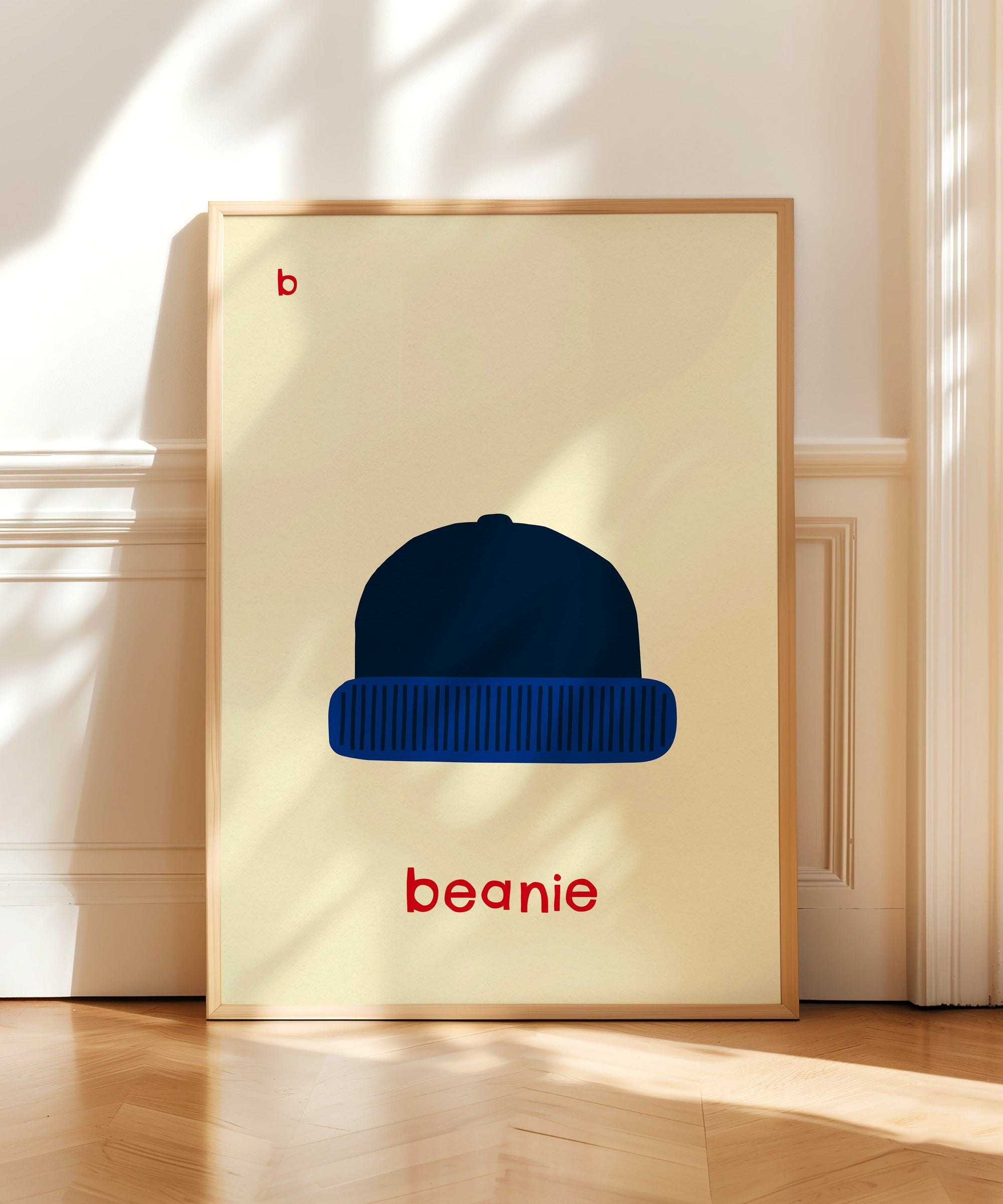 B for Beanie Art Print