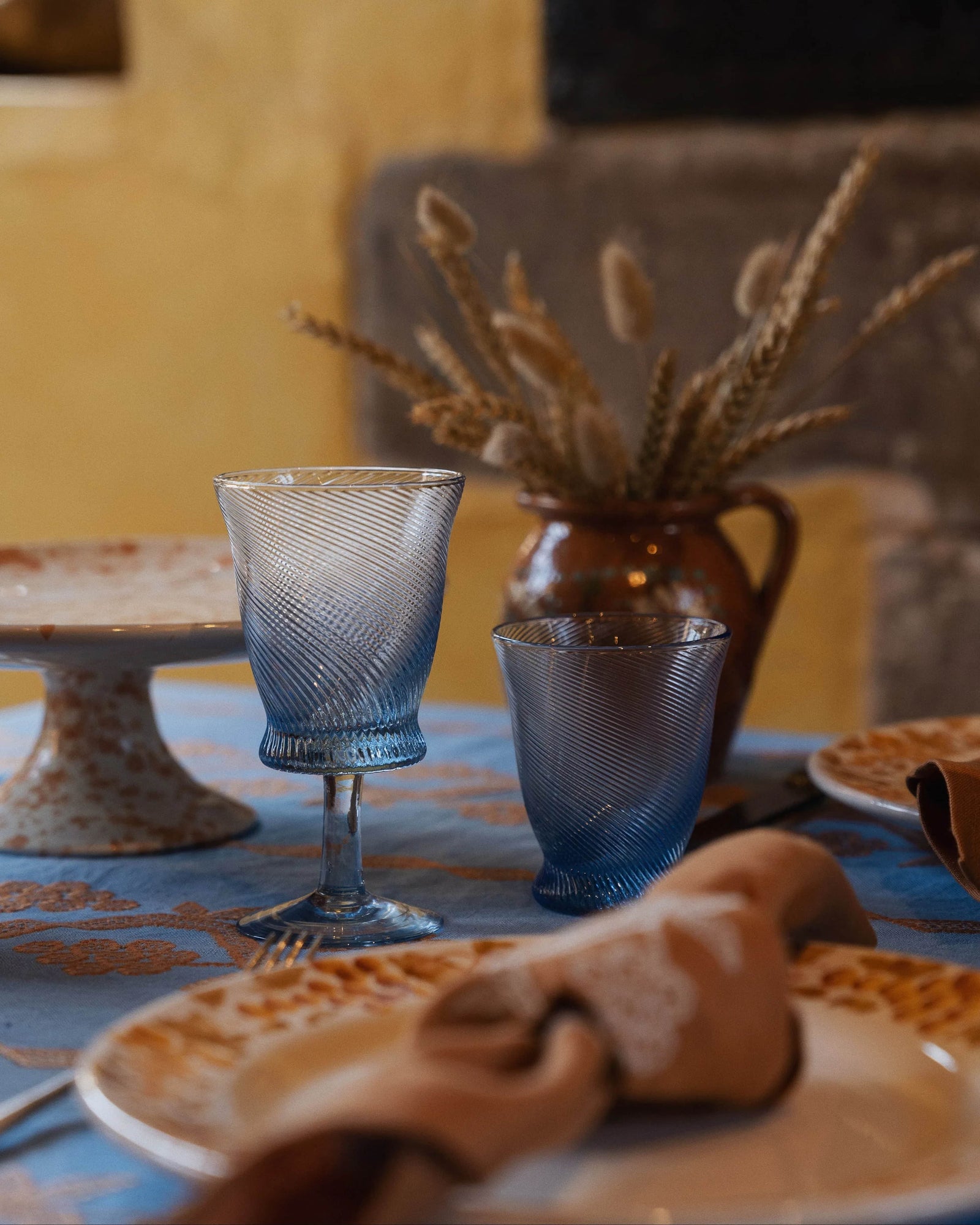 Spiral Wine Glasses (Set of 4)