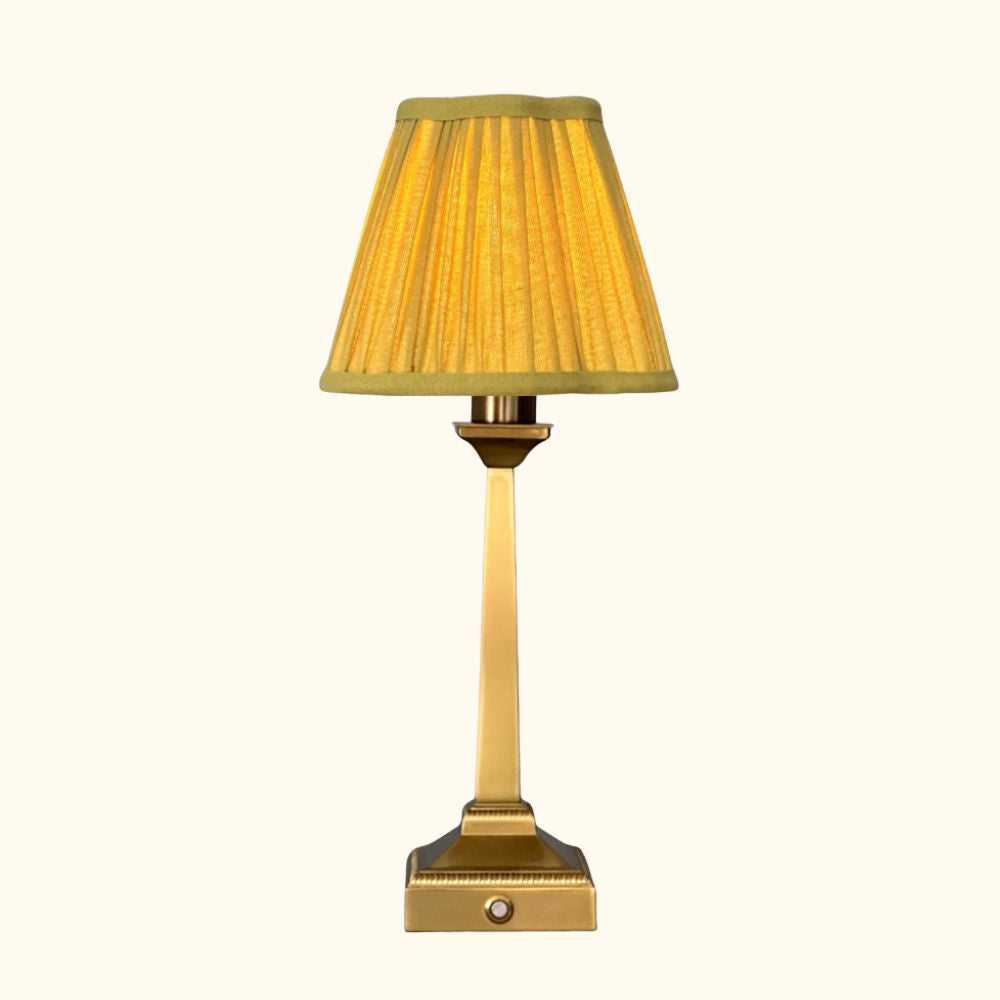 Charlie Table Lamp Yellow Scallop