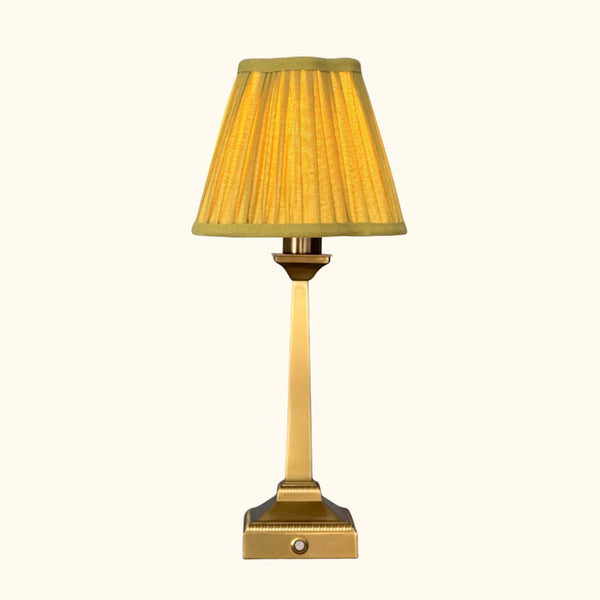 Charlie Table Lamp Yellow Scallop