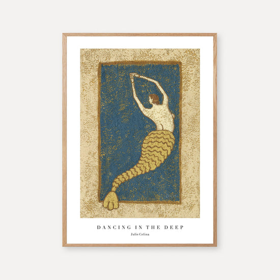 Dancing in the Deep - Mermaid Wall Art Print