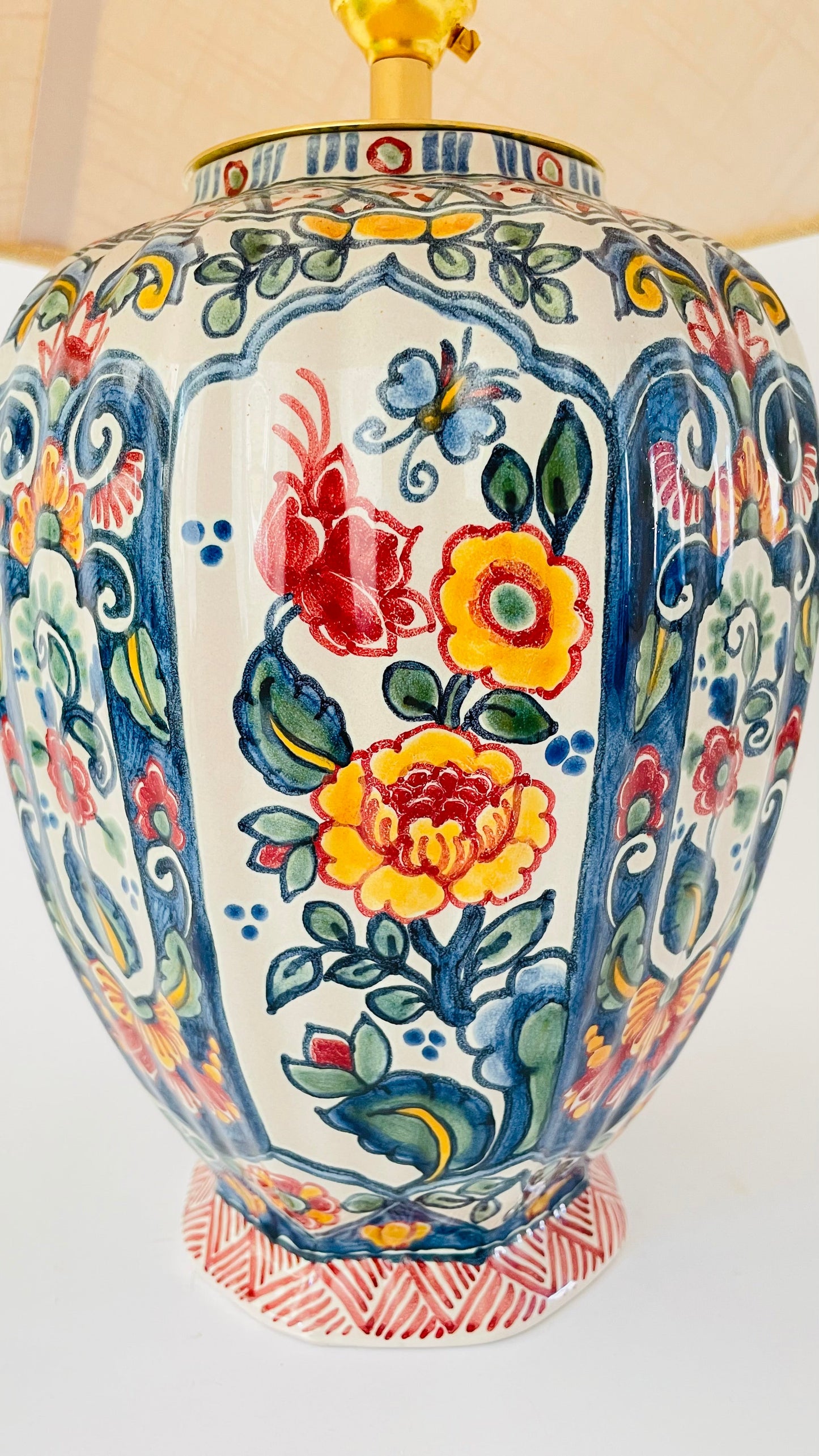 Antique Makkum Lamp
