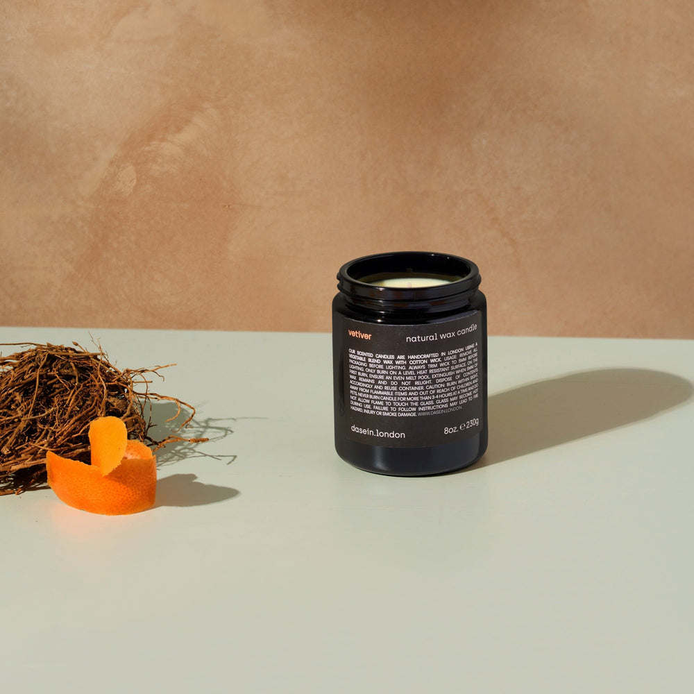 Vetiver Natural Wax Candle (230g)