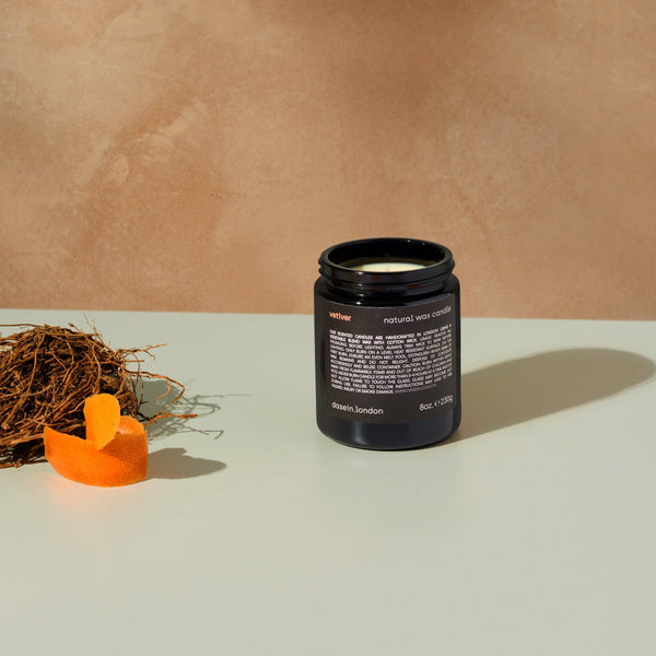 Vetiver Natural Wax Candle (230g)
