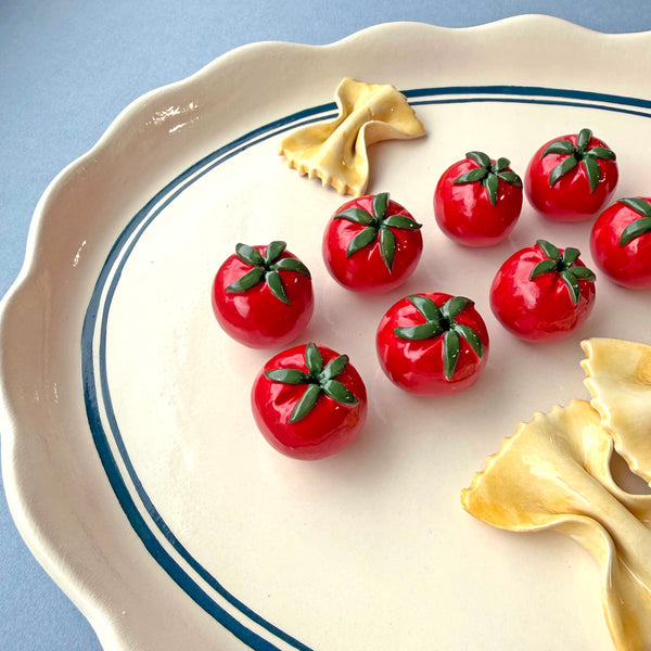 Cherry Tomato & Farfalle Decorative Platter