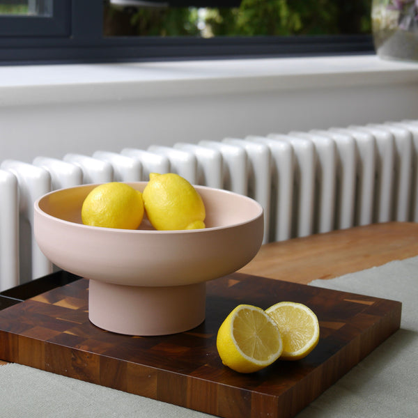 Ceramic Fruit Bowl, Blush