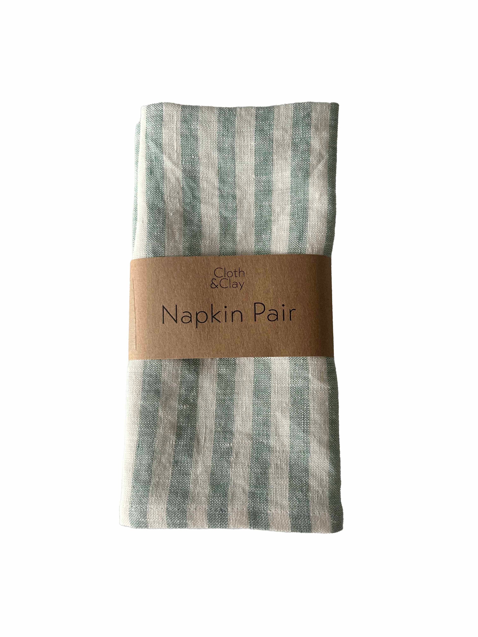 Linen Stripe Napkin Pairs