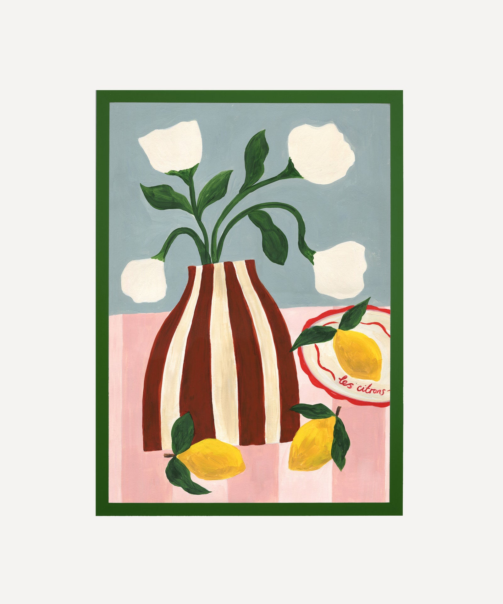 Blooms and Citrons Print