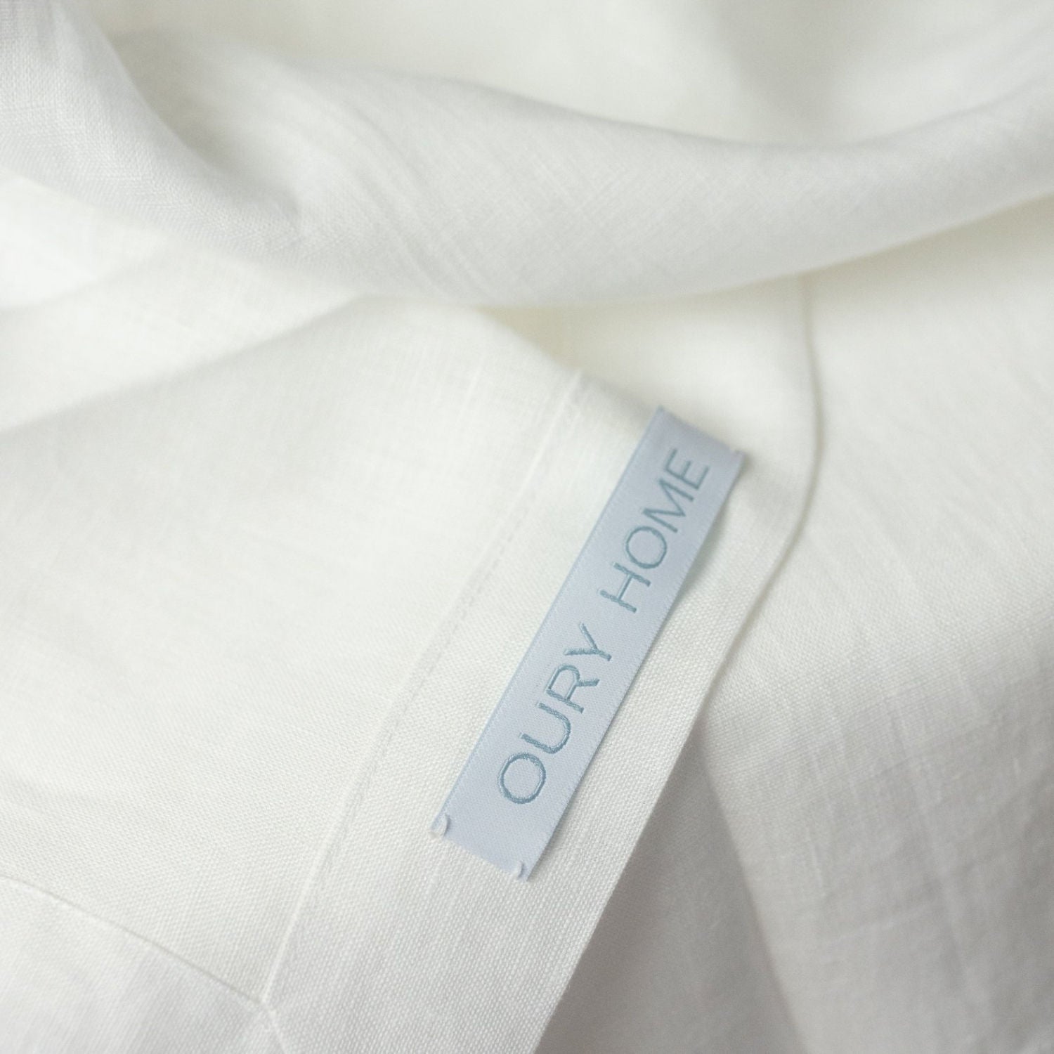White Linen Tablecloth