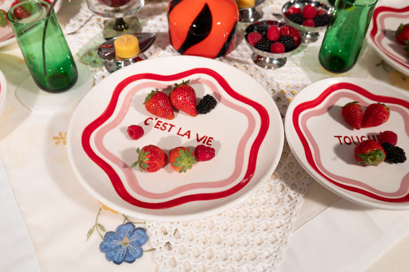 C'est La Vie Dinner Plate