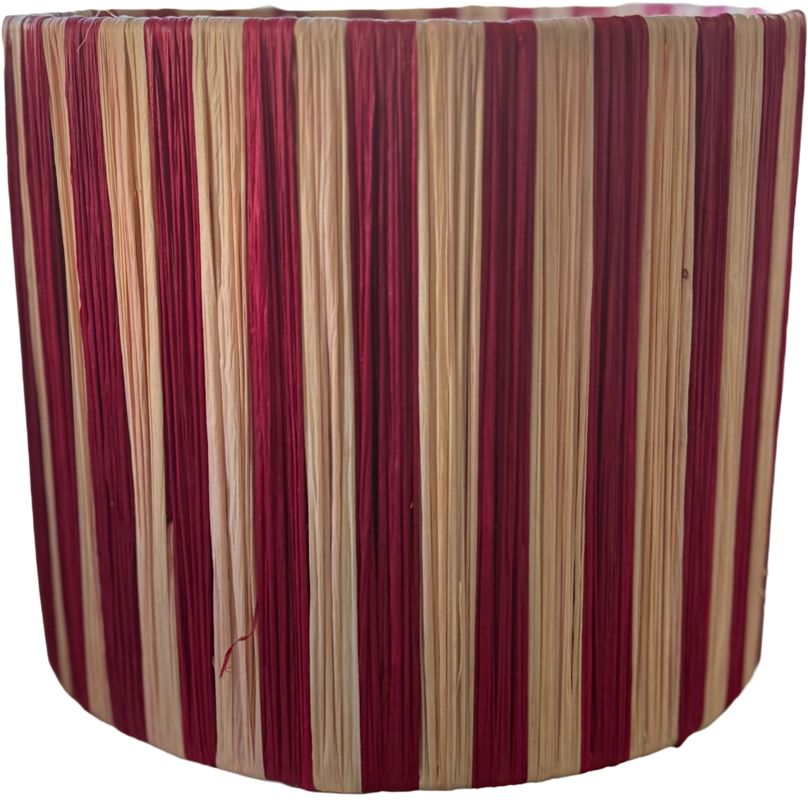 Bordeaux Striped Lampshade, Small