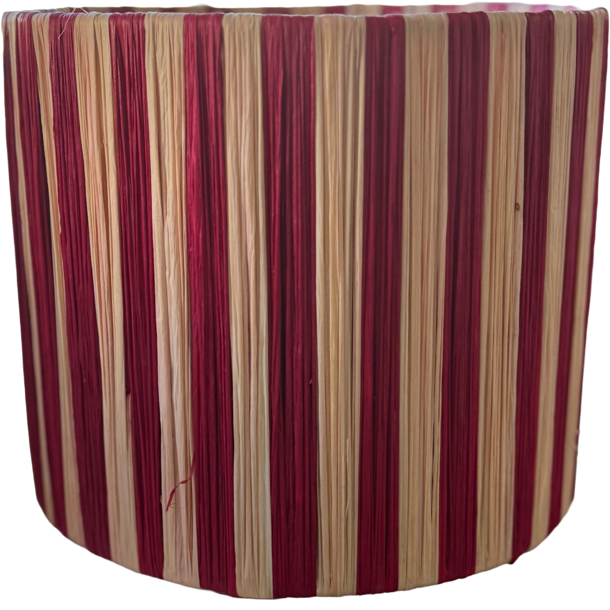 Bordeaux Striped Lampshade, Small