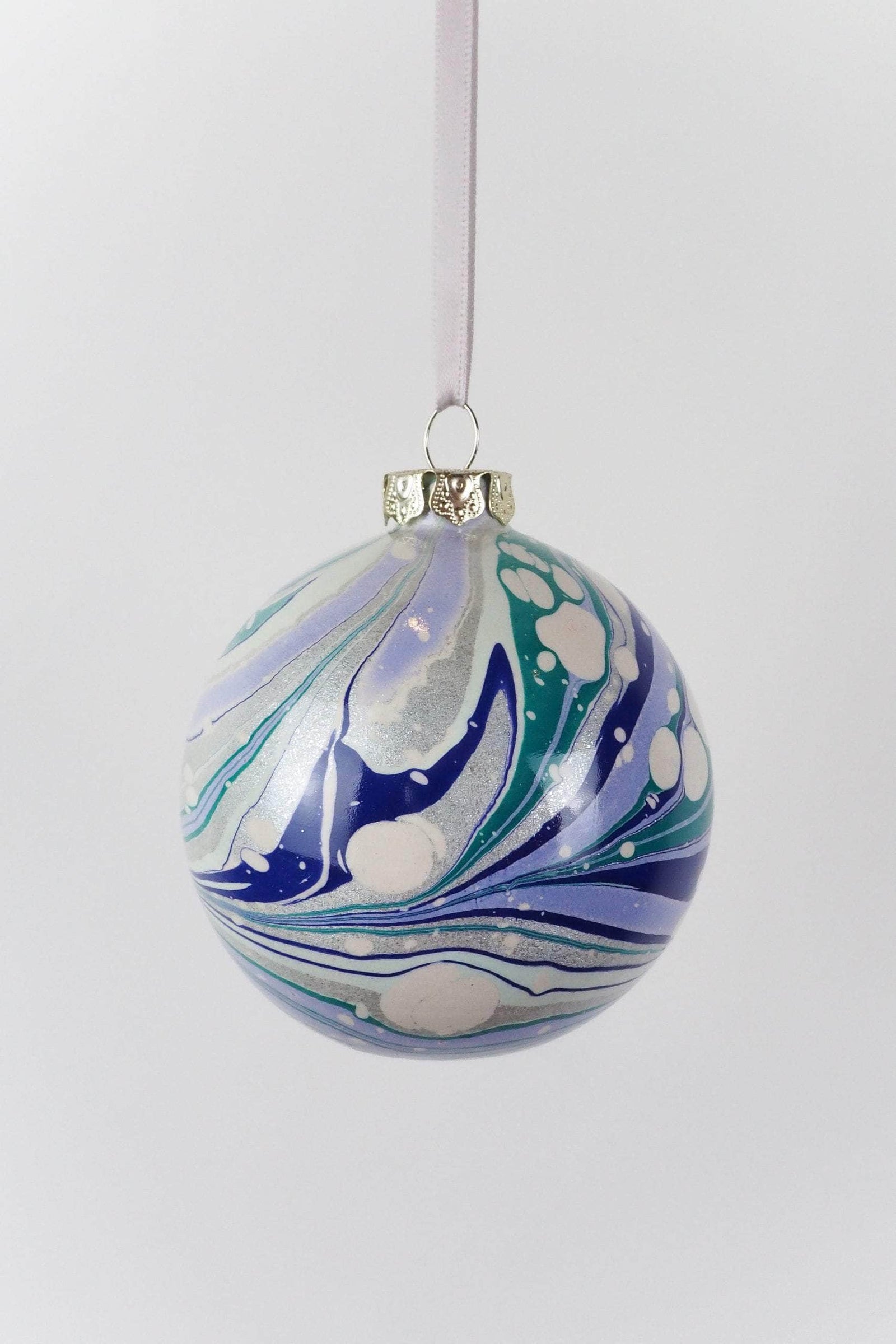 Large Glacier Marbled Bauble