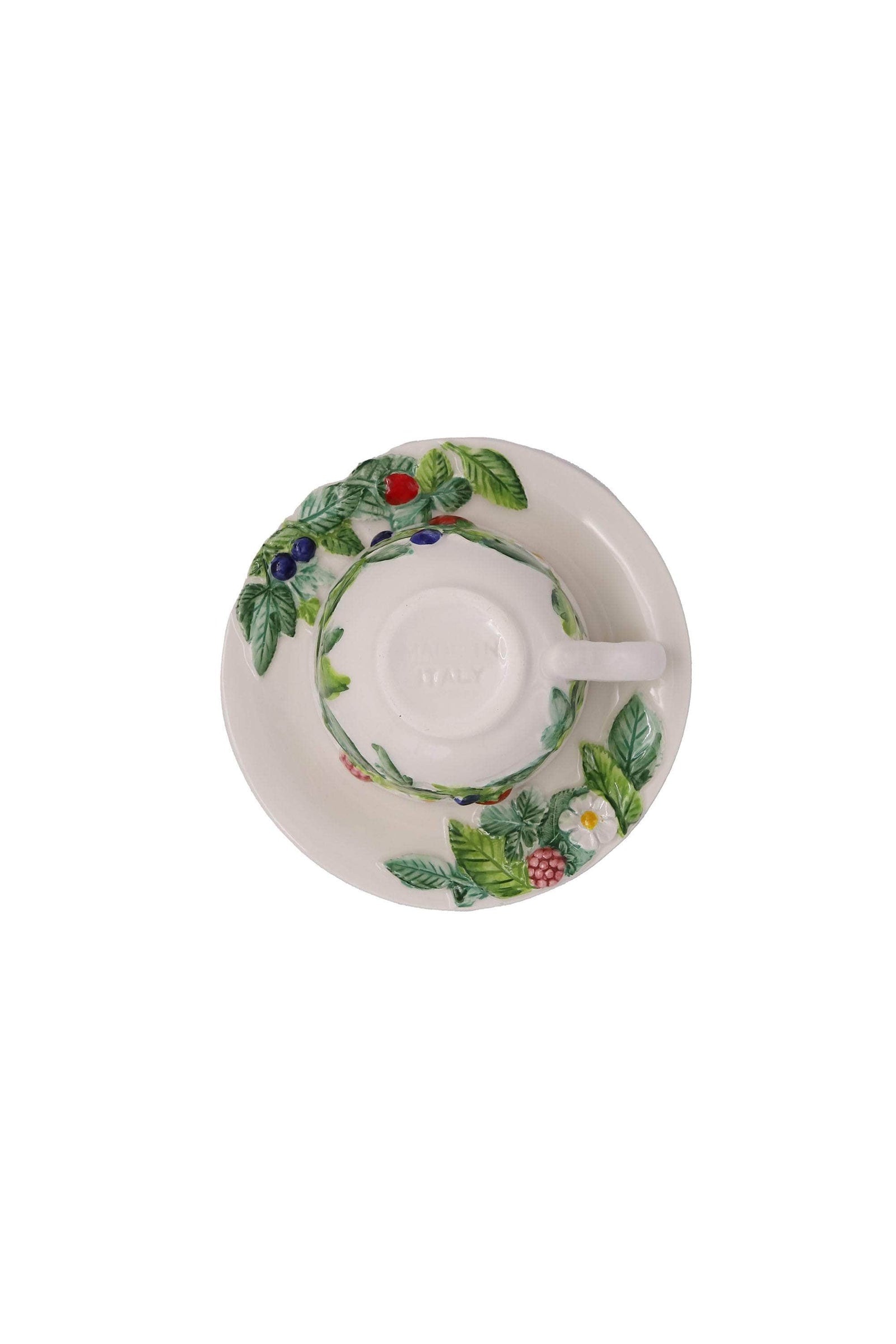 Frutti Di Bosco Teacup & Saucer,  Set Of 2