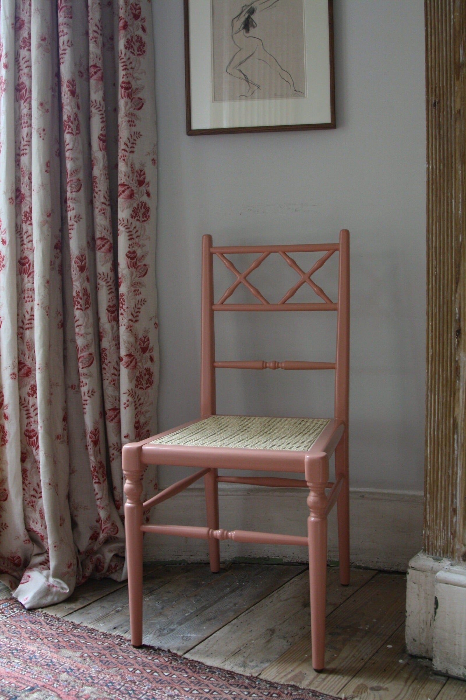 Pair of Chiara Dining Chairs, Terracotta-