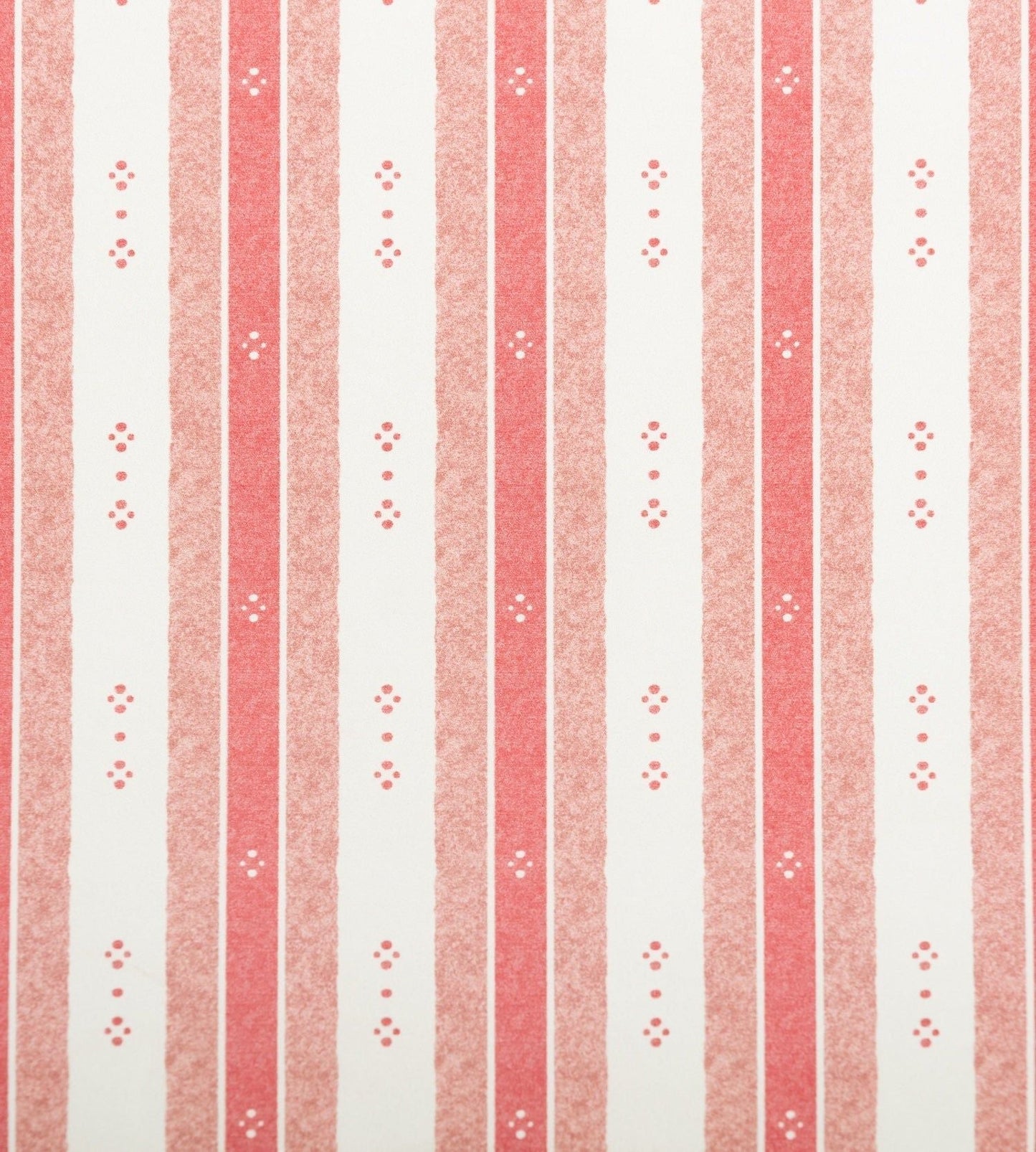 Salzburg Stripe Wallpaper - Red & Pink