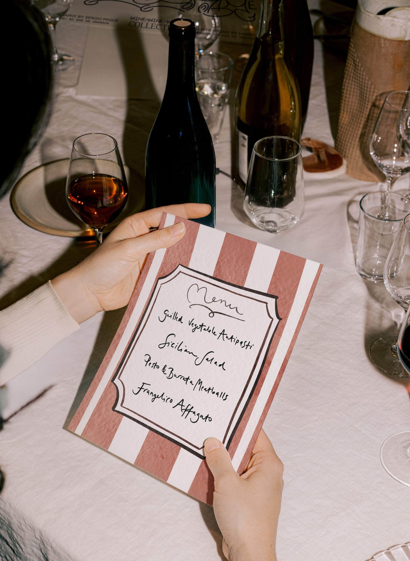 Sugarplum Menu - Set of 10