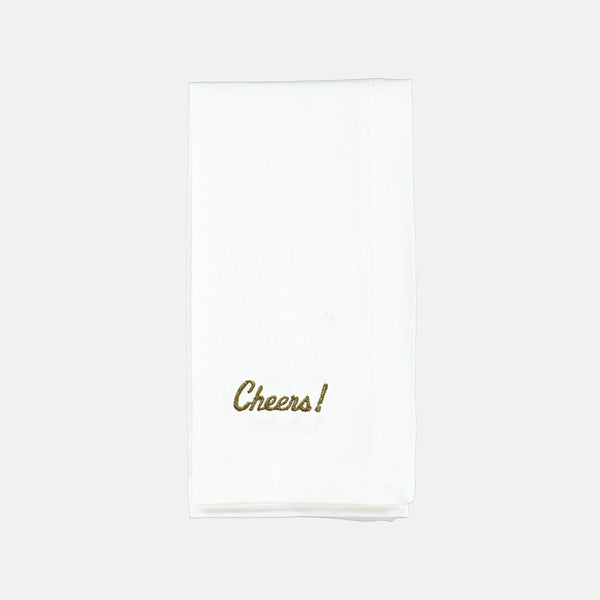 Cheers Napkin, Gold