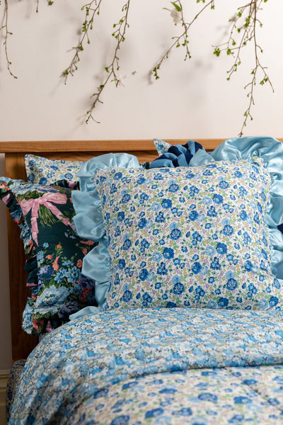 Ruffle Cushion made with Liberty Fabric 'Felicité'