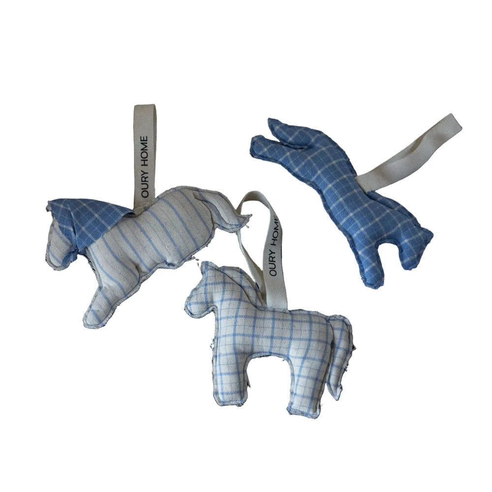 The Little Horses Collection — Handcrafted Cotton Toys (Set of 3)