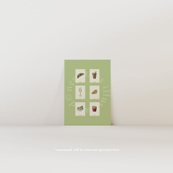 Signature Snacks Print Set