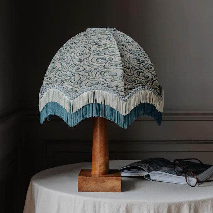 Kumo Clouds Fringed Lampshade