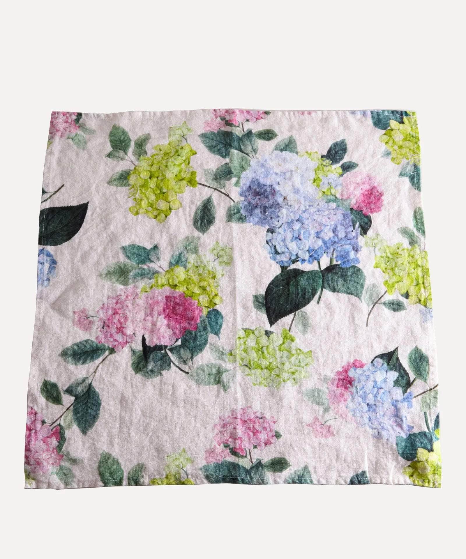 Hydrangea Linen Napkin