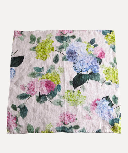 Hydrangea Linen Napkin