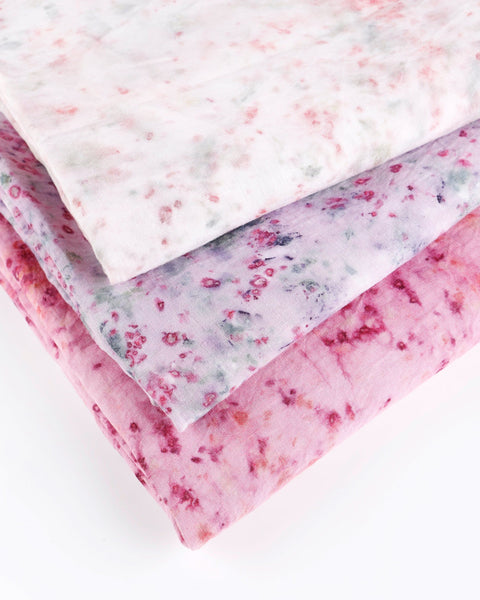 Hibiscus Splatter Linen Tablecloth