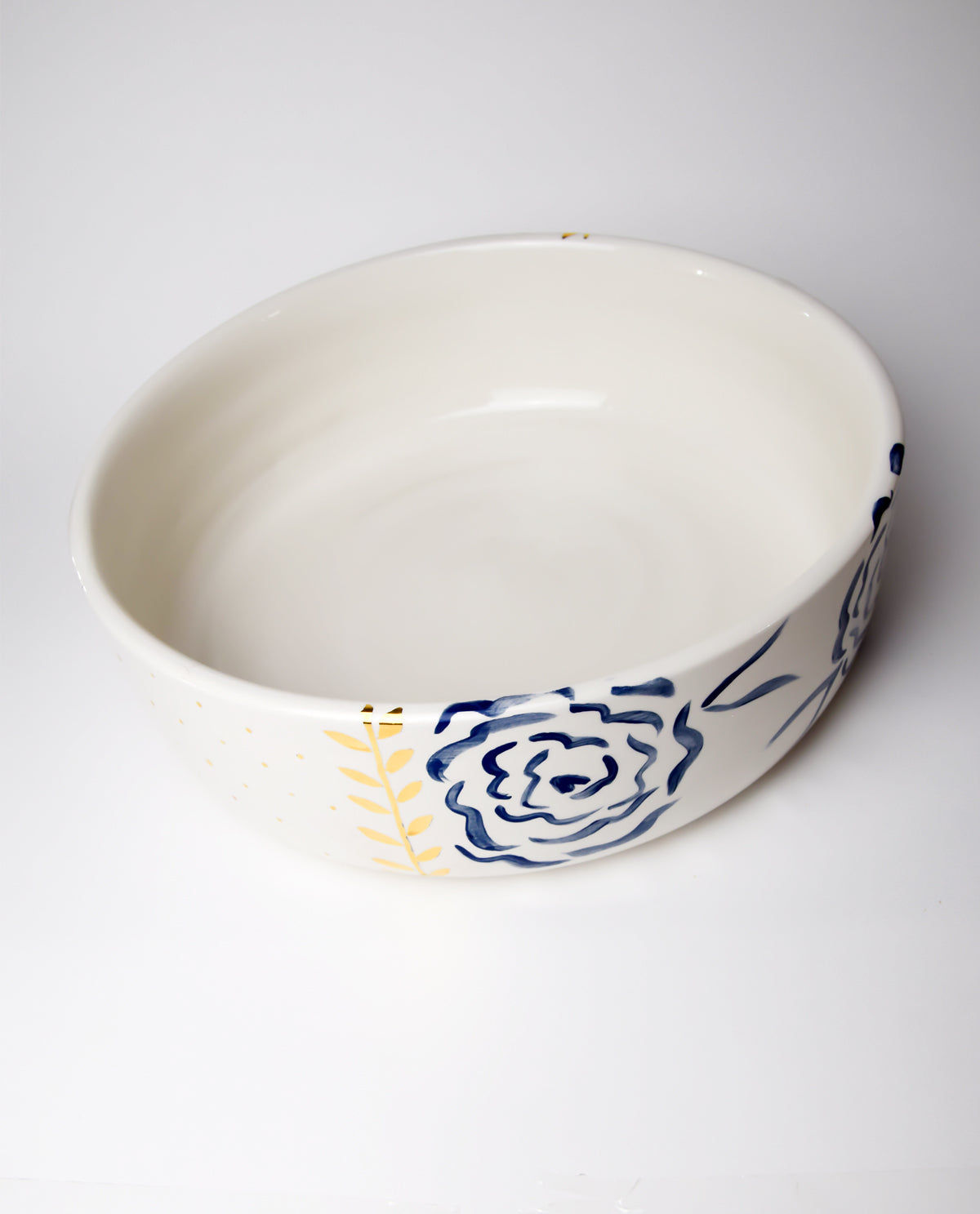 Royal Blue salad bowl