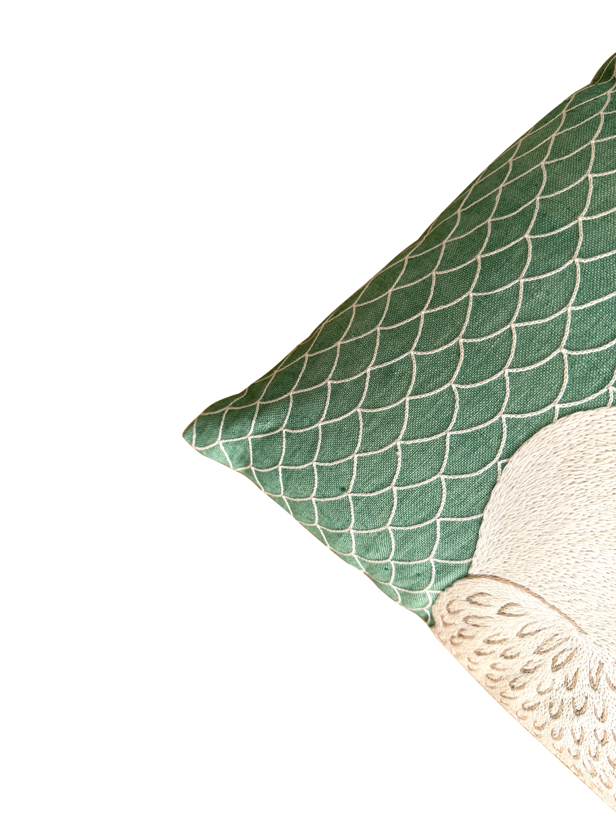 Embroidered Pillow - 20x20 in