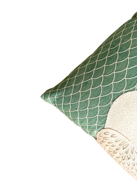 Embroidered Pillow - 20x20 in