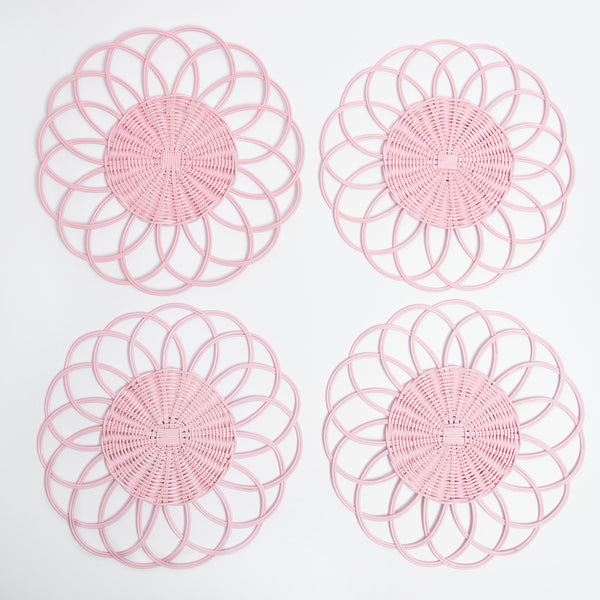 Pink Cabana Placemats (Set of 4)
