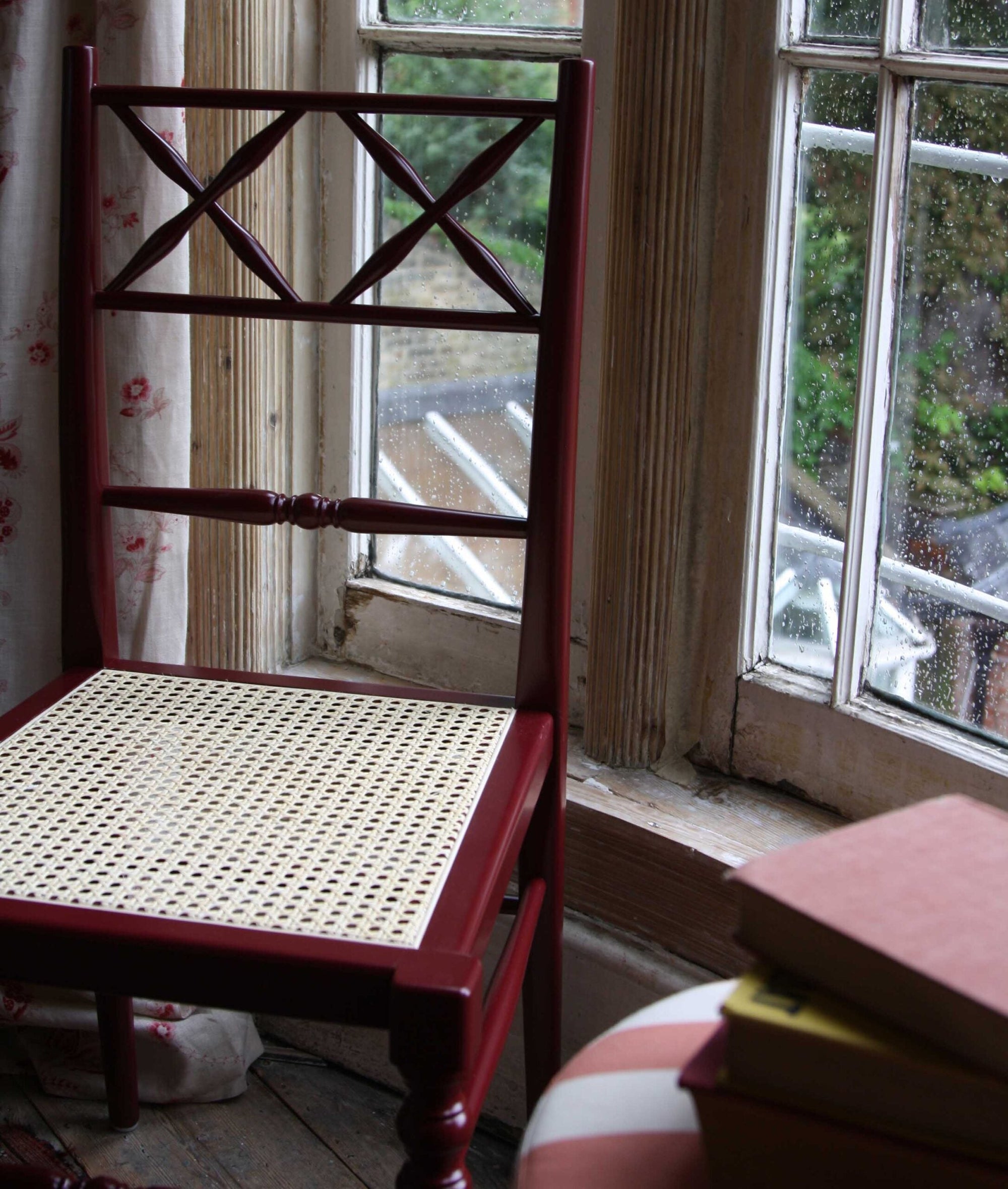 Pair of Chiara Dining Chairs, Pomegranate