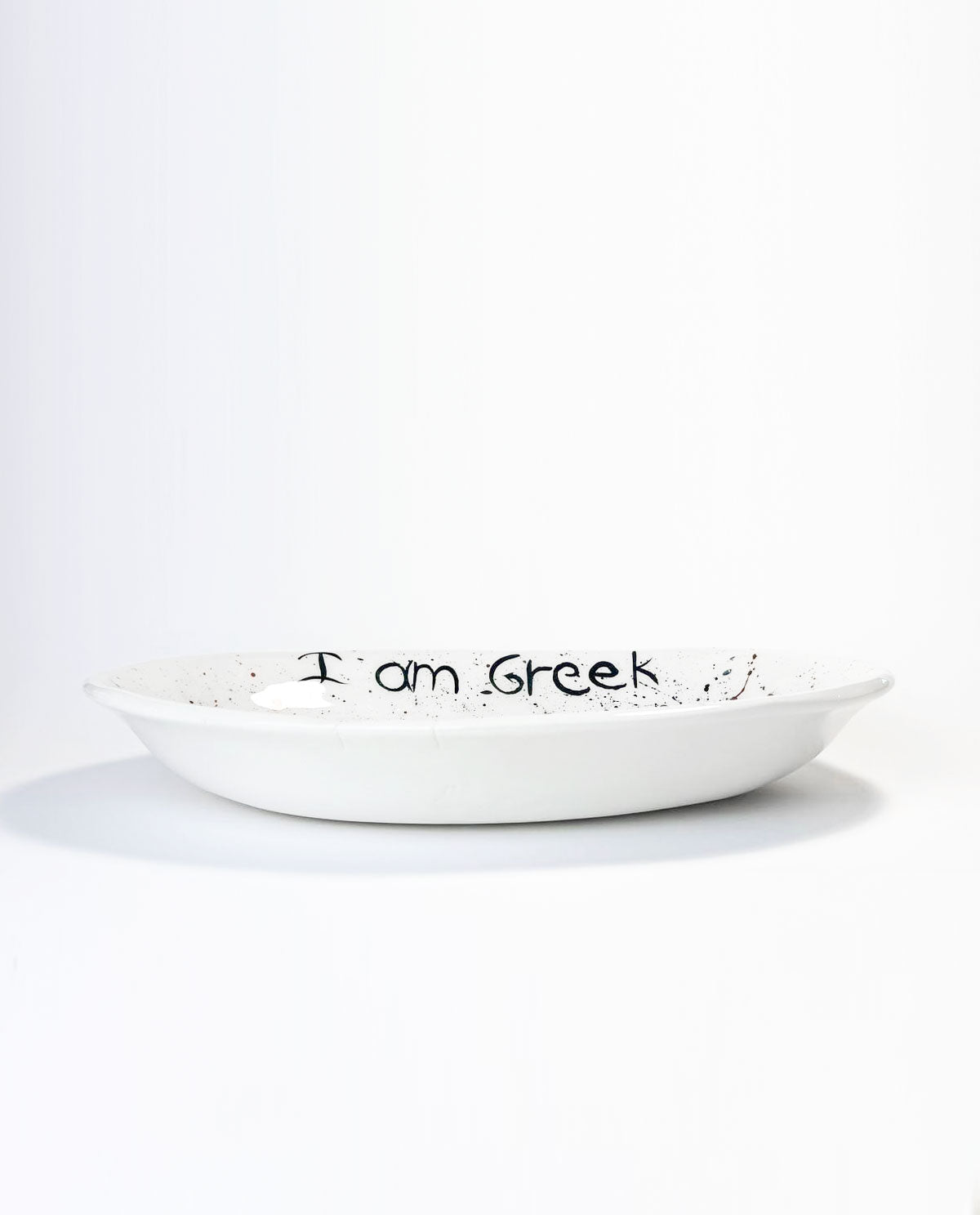 I AM GREEK - Handcrafted Oval Platter "TSAROUCHI"